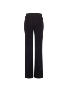 Pantalon droit en maille milano sans poches avec fermeture éclair latérale Rinascimento 2