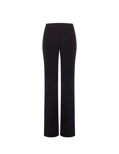 Pantalon droit en maille milano sans poches avec fermeture éclair latérale Rinascimento