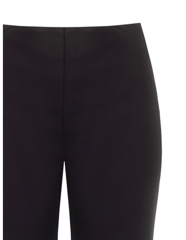Pantalon droit en maille milano sans poches avec fermeture éclair latérale Rinascimento