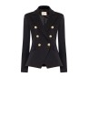 Veste blazer courte cintrée en Punto Milano Rinascimento