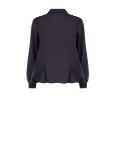Blouse fluide en lyocell avec bas volanté et boutons dissimulés Rinascimento 2