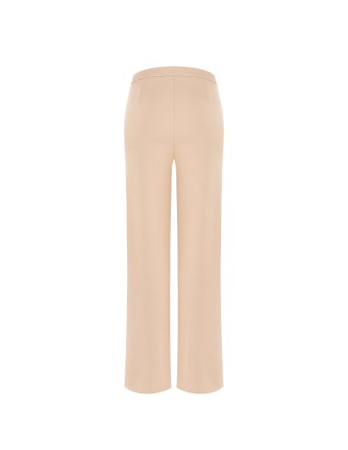 Palazzo-broek van scuba-crêpe met elastische taille Rinascimento