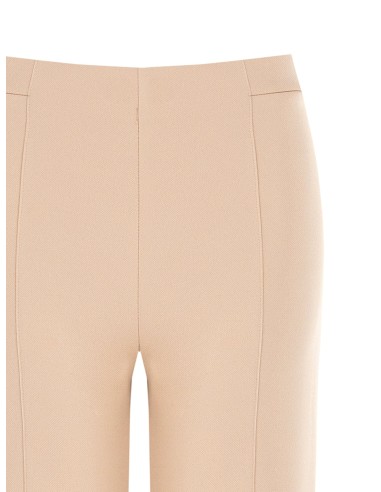 Pantalon palazzo en crêpe scuba à taille élastiquée Rinascimento
