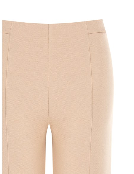 Palazzo-broek van scuba-crêpe met elastische taille Rinascimento
