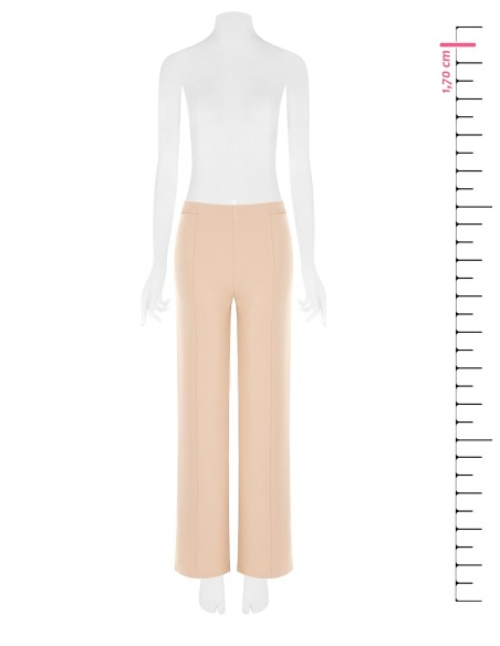 Palazzo-broek van scuba-crêpe met elastische taille Rinascimento