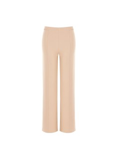 Pantalon palazzo en crêpe scuba à taille élastiquée Rinascimento