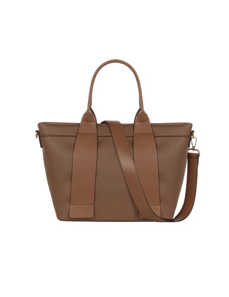 Tote bag au design essentiel en similicuir avec bandoulière amovible Rinascimento