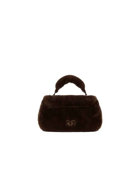 Sac à main en fausse fourrure avec bandoulière amovible Rinascimento