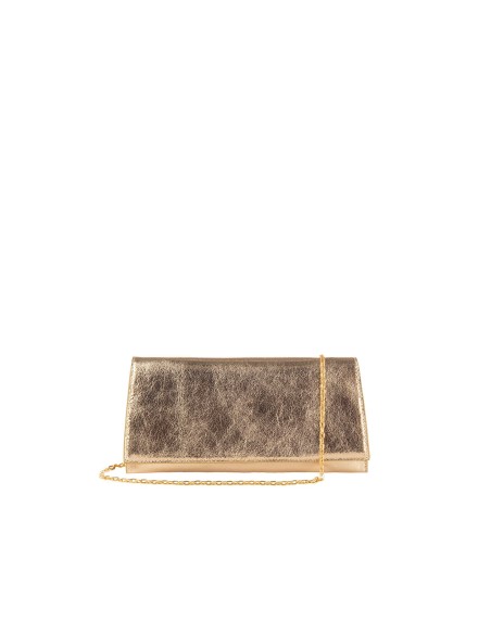 Metalen harde clutch van imitatieleer met kettingriem Rinascimento
