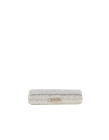 Harde glitterclutch met glittersluiting en kettingschouderband Rinascimento