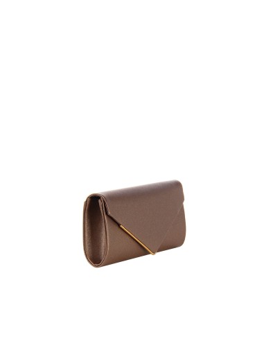 Pochette rigide pailletée avec détail en métal et bandoulière chaîne Rinascimento