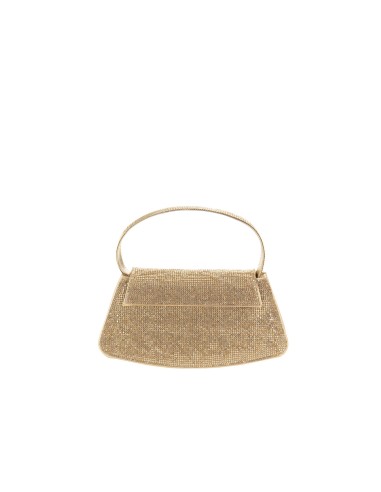 Sac à main recouvert de strass avec bandoulière en chaîne Rinascimento
