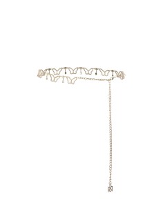 Ceinture chaîne bijou en forme de papillons avec strass Rinascimento
