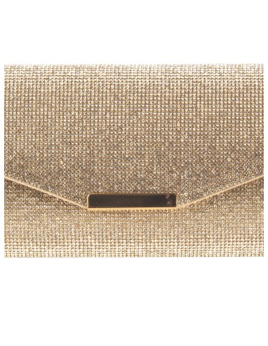 Pochette recouverte de strass avec bandoulière chaîne Rinascimento