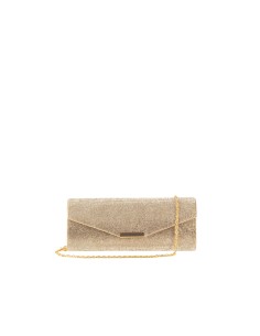Pochette recouverte de strass avec bandoulière chaîne Rinascimento