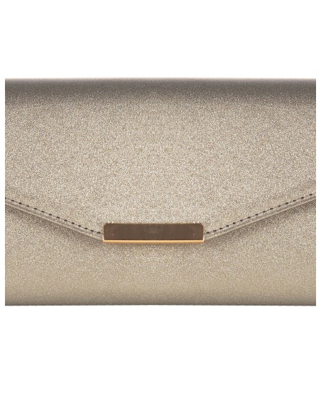 Pochette pailletée avec bandoulière chaîne Rinascimento
