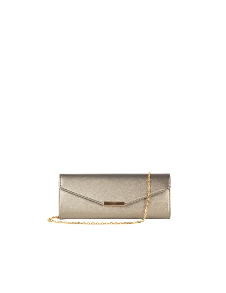 Pochette pailletée avec bandoulière chaîne Rinascimento