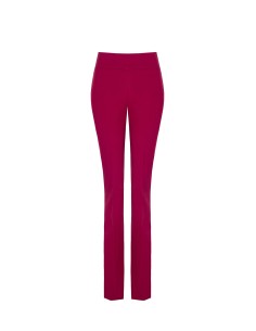 Rinascimento wijde broek van technische stof met hoge tailleband