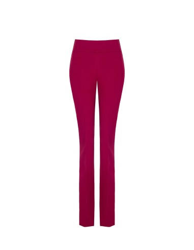 Pantalon évasé en tissu technique avec taille haute Rinascimento