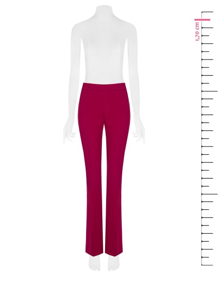 Pantalon évasé en tissu technique avec fermeture éclair sur le côté Rinascimento