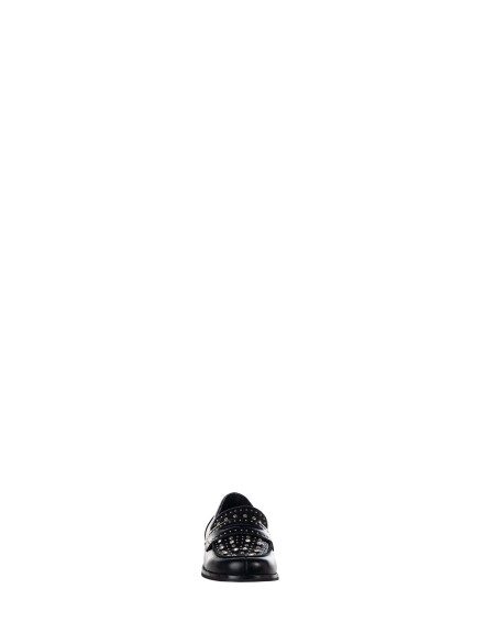 Mocassins à clous et strass Rinascimento