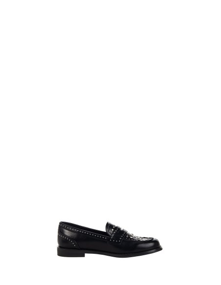 Mocassins à clous et strass Rinascimento