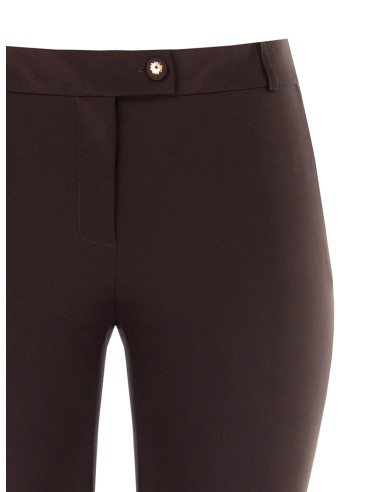 Pantalon fuselé Curvy en tissu technique avec élastique à l’arrière Rinascimento Curvy