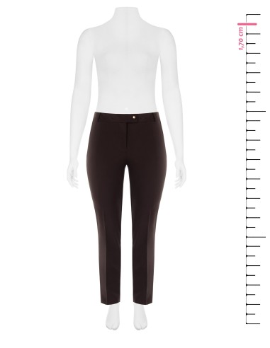 Curvy sigarettenbroek van technische stof met elastiek aan de achterkant Rinascimento Curvy
