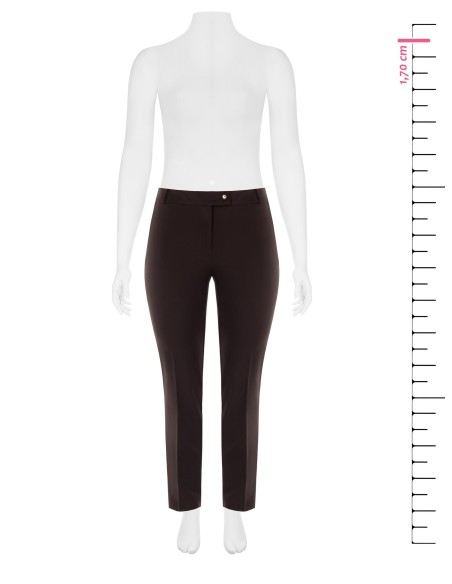 Pantalon fuselé Curvy en tissu technique avec élastique à l’arrière Rinascimento Curvy