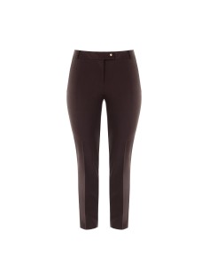 Curvy sigarettenbroek van technische stof met elastiek aan de achterkant Rinascimento Curvy
