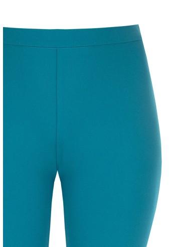 Pantalon droit grande taille en scuba crêpe avec élastique au dos Rinascimento Curvy