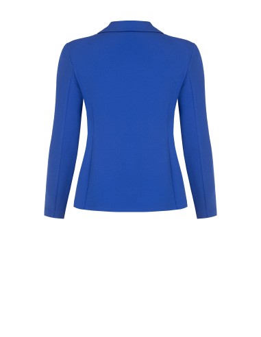 Veste blazer cintrée grande taille en scuba crêpe avec boutons assortis Rinascimento Curvy