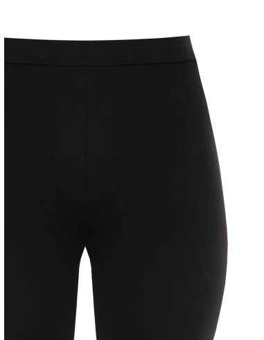 Pantalon flare curvy en scuba crêpe avec élastique au dos et fermeture éclair latérale Rinascimento Curvy