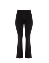 Pantalon flare curvy en scuba crêpe avec élastique au dos et fermeture éclair latérale Rinascimento Curvy