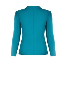 Getailleerde curvy blazer van scuba-crêpe met bijpassende knoop – Rinascimento Curvy 2