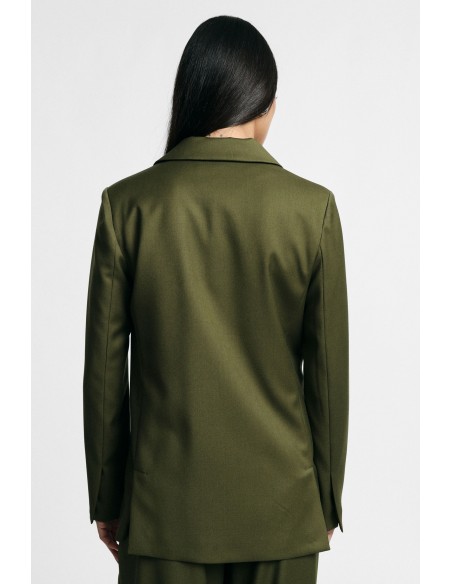 Blazer met klassieke revers en zakken met klep, alsjeblieft