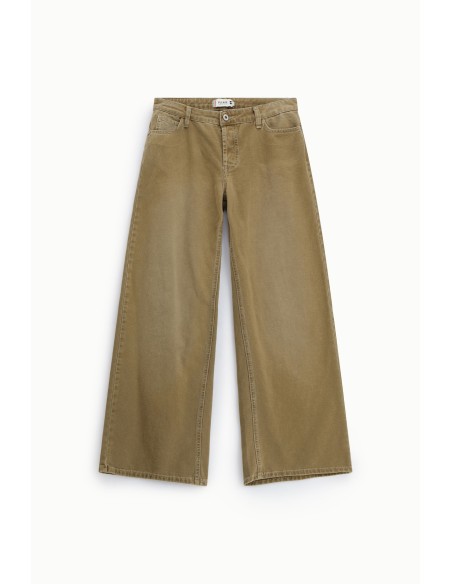 Pantalon palazzo taille regular à cinq poches Please