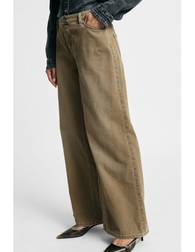 Pantalon palazzo taille regular à cinq poches Please