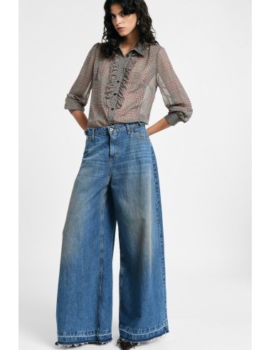 Jean large à jambes évasées avec bas ample, s’il vous plaît