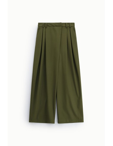 Pantalon palazzo taille haute à pinces Please
