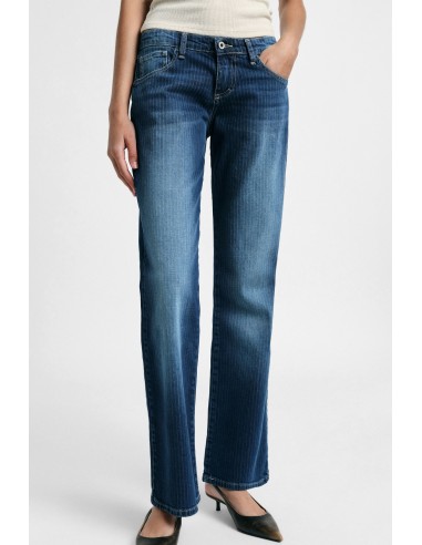 Wijde jeans met gewassen effect, alsjeblieft
