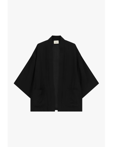 Dixie blazer in kimonomodel met ruime pasvorm en zakken aan de voorkant