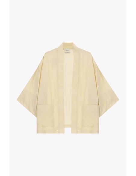 Dixie blazer in kimonomodel met ruime pasvorm en zakken aan de voorkant