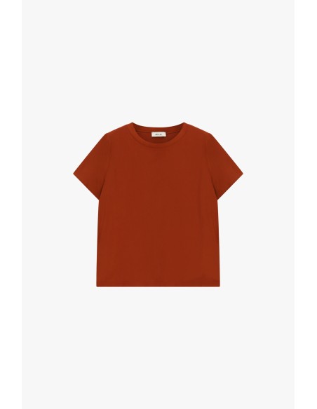 Dixie T-shirt met korte mouwen en rechte snit