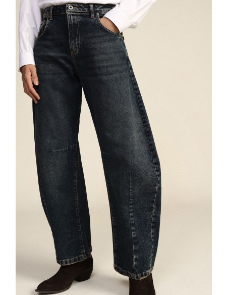 Jean balloon à jambes larges Dixie