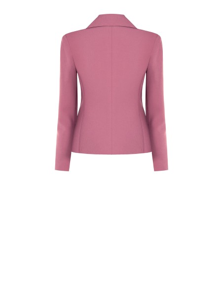 Veste blazer courte cintrée en tissu technique Rinascimento
