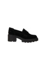 Chunky mocassins van imitatie suède van Rinascimento