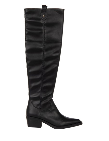 Bottes texanes hautes en simili-cuir Rinascimento