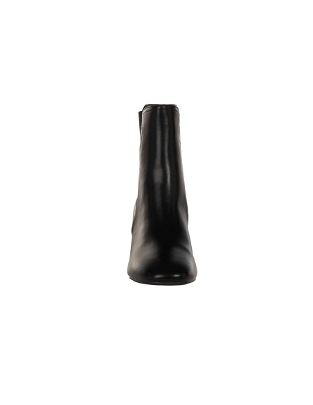 Bottine pointue en similicuir avec talon trapèze Rinascimento