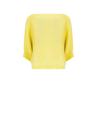 Oversized katoenen trui met vleermuismouwen Rinascimento